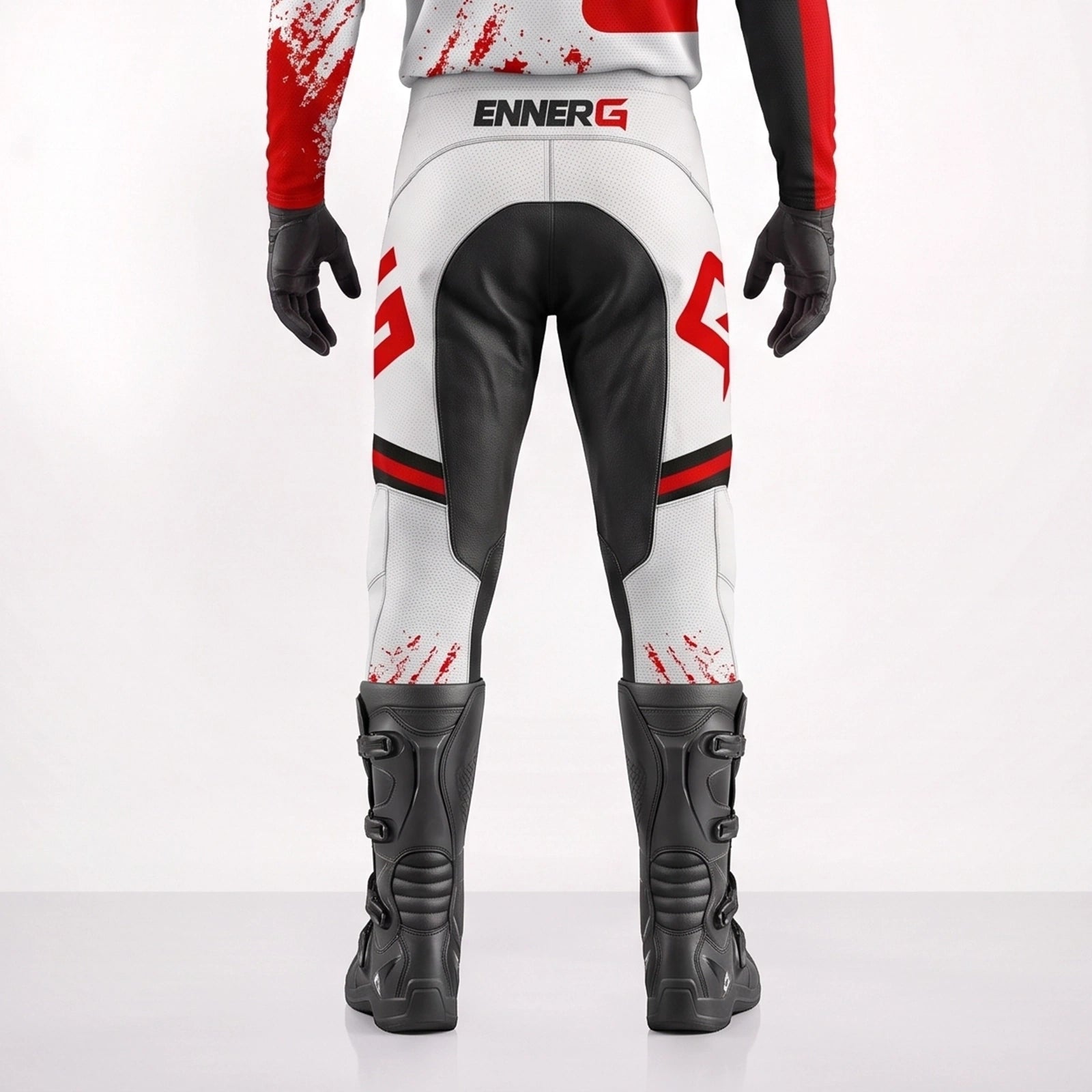 Custom Apex Red Performance Motocross Pants