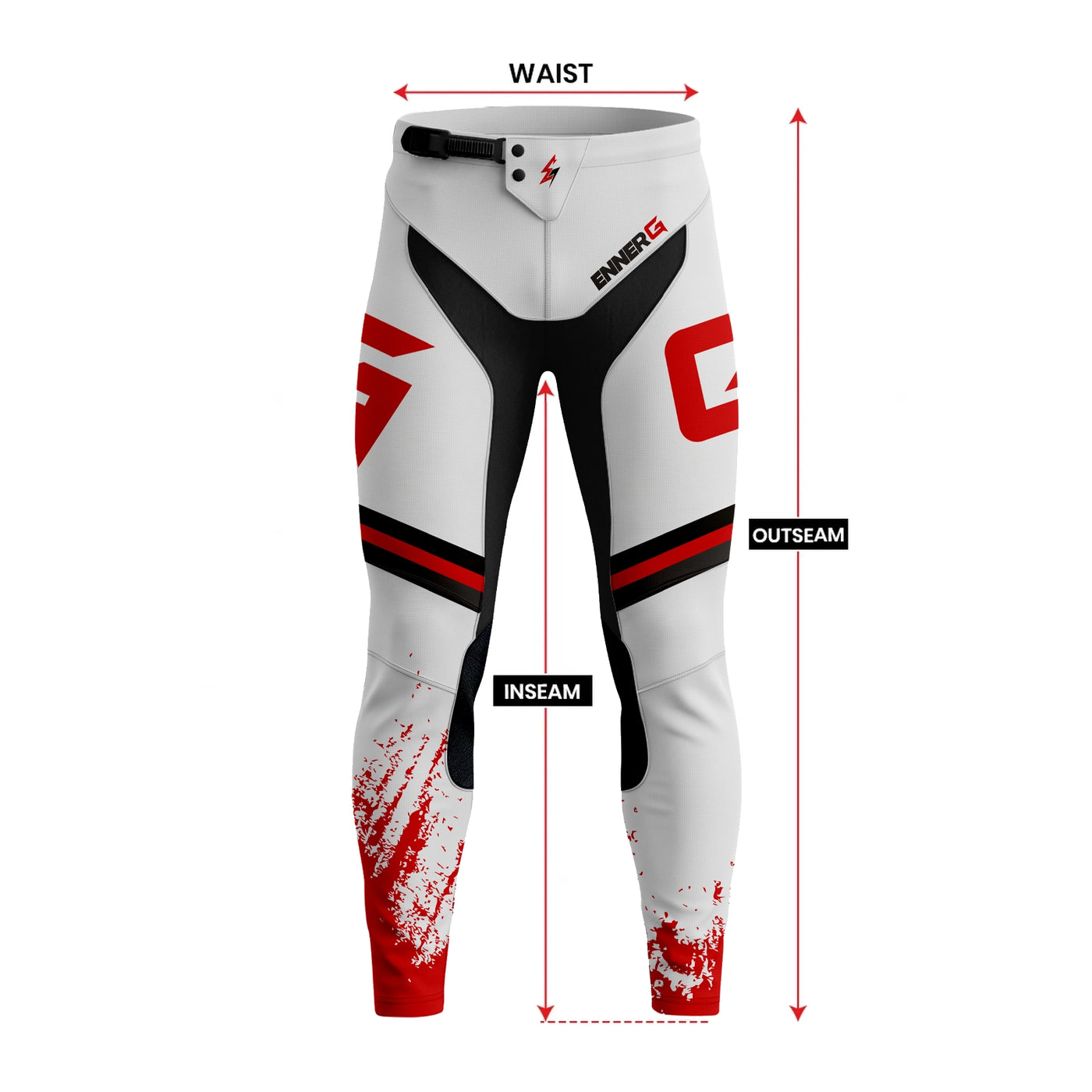 Recommended rider sizing