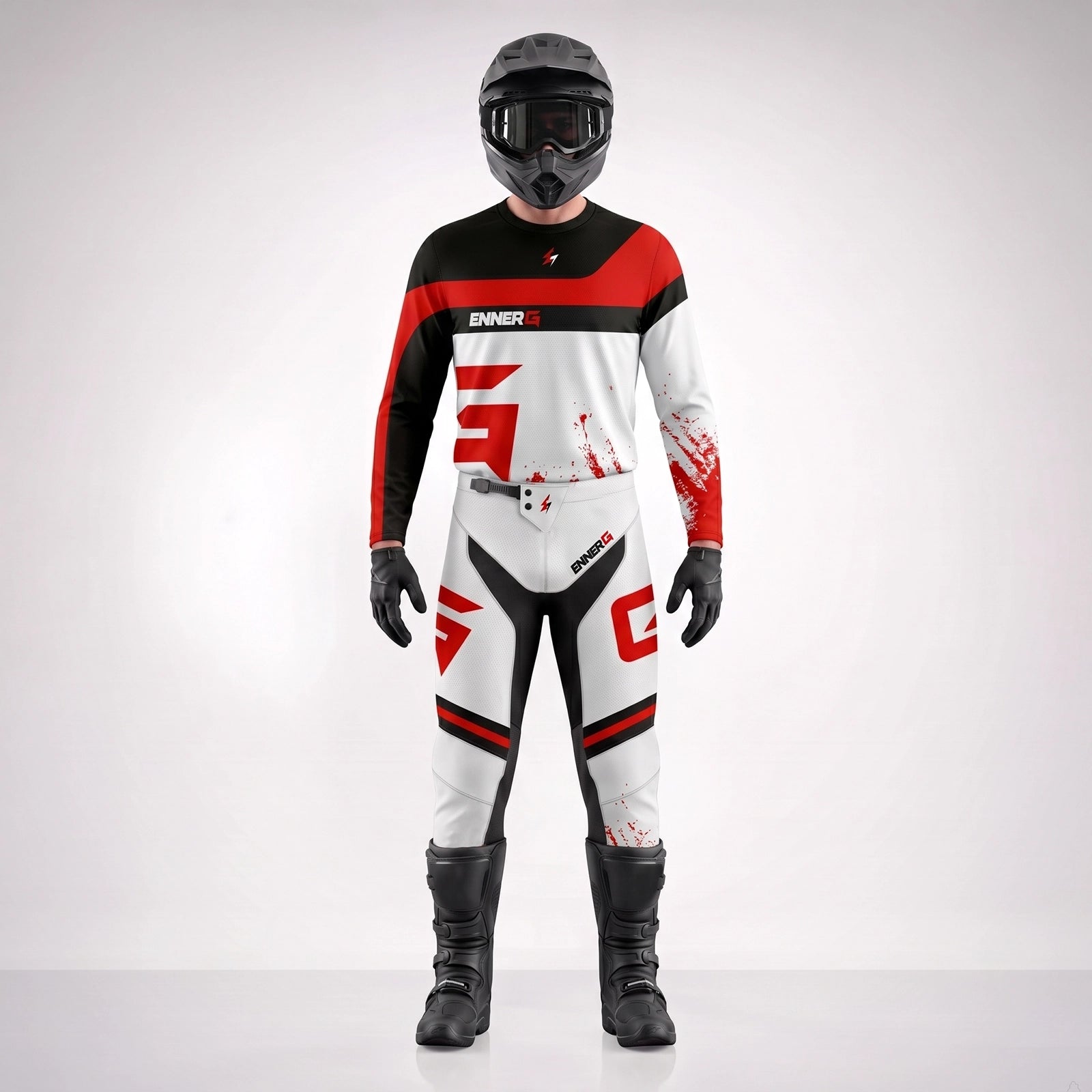 Custom Apex Red Performance Motocross Jersey