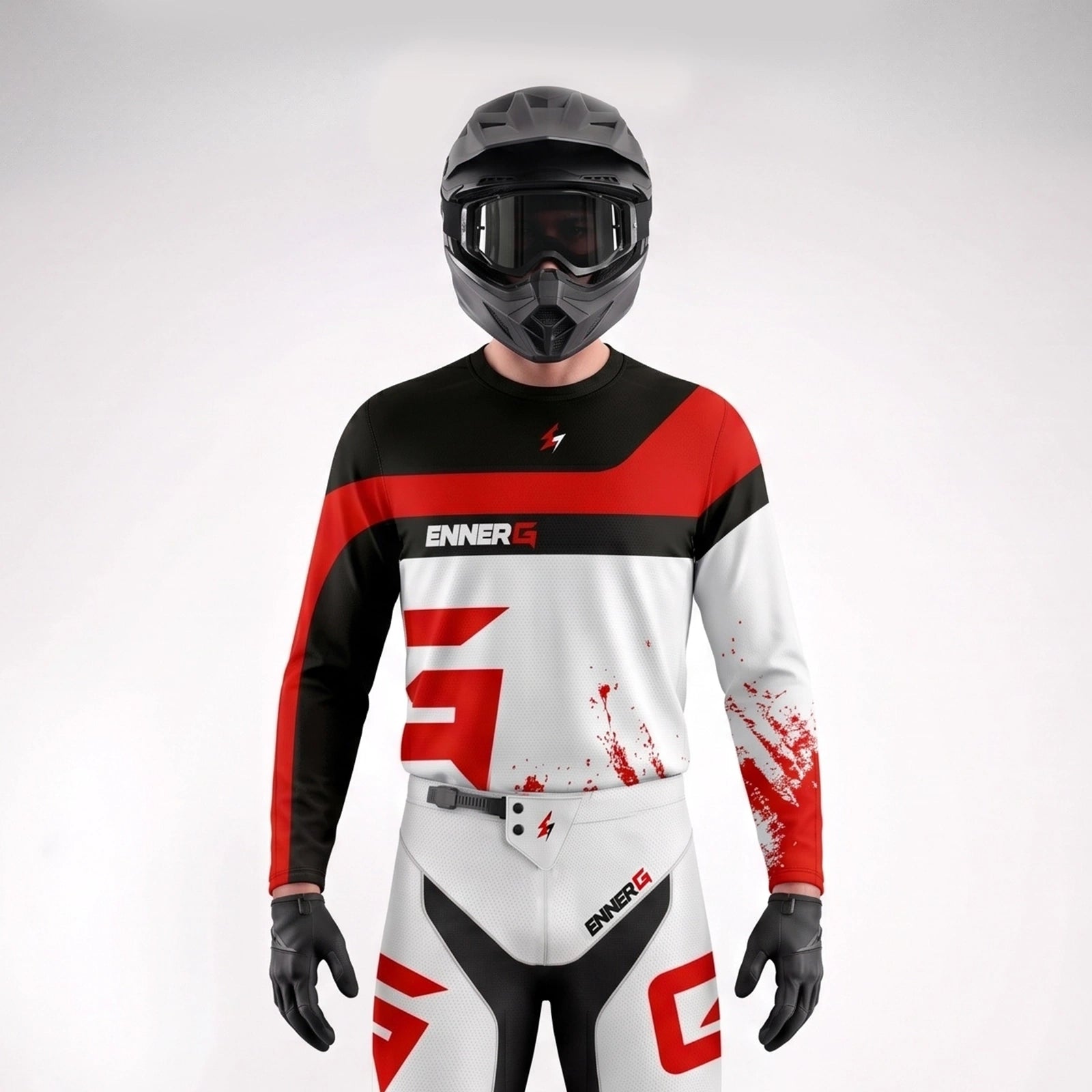 Custom Apex Red Performance Motocross Jersey