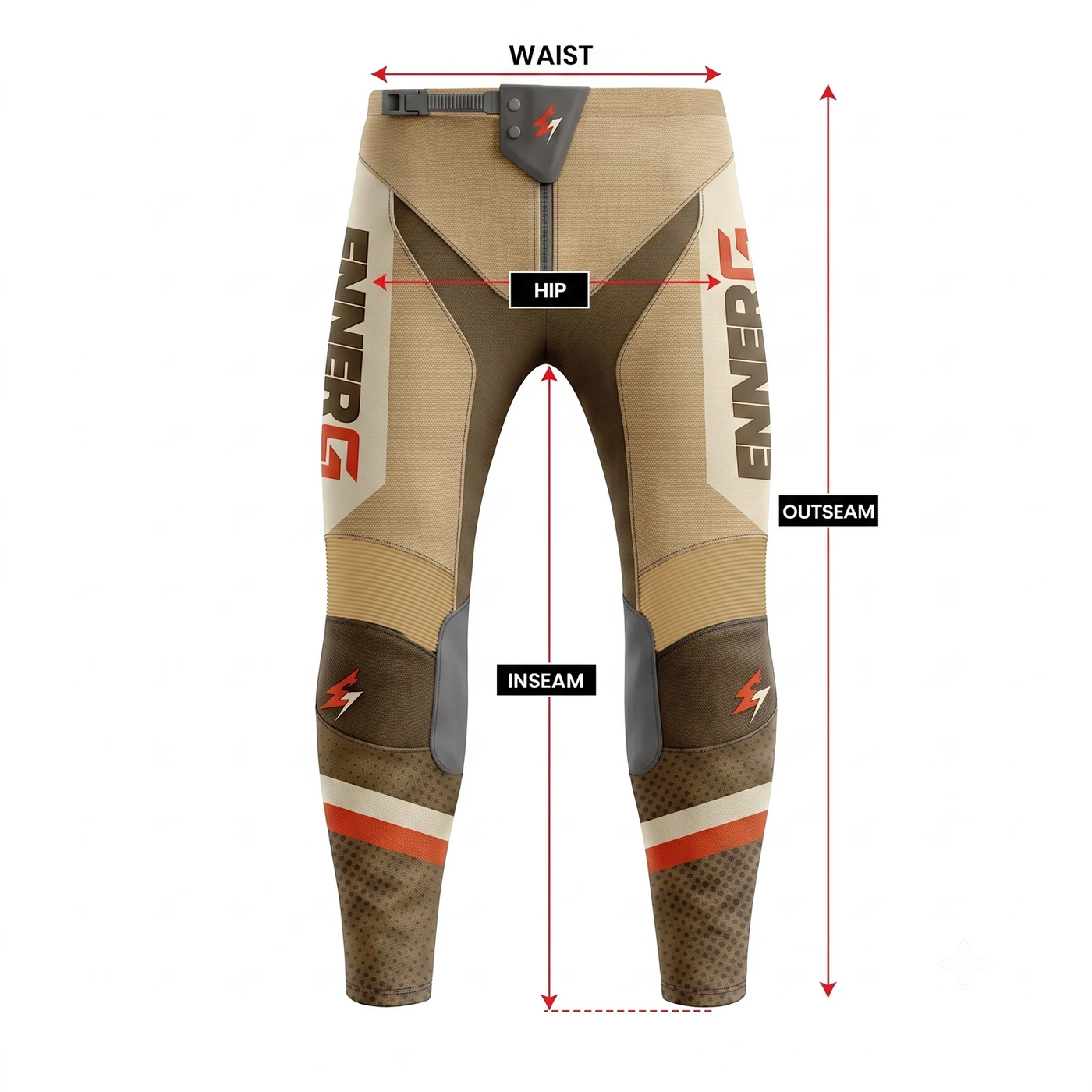 Recommended rider sizing