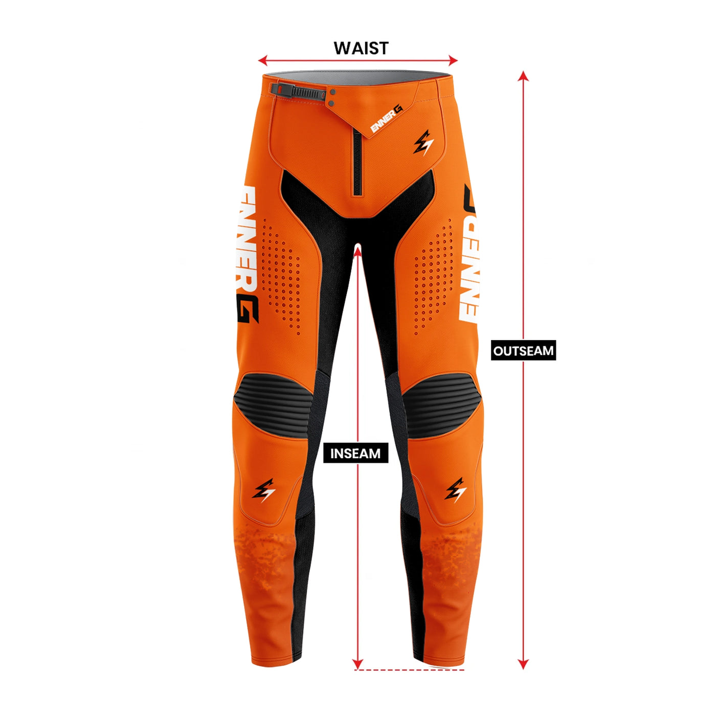 Recommended rider sizing