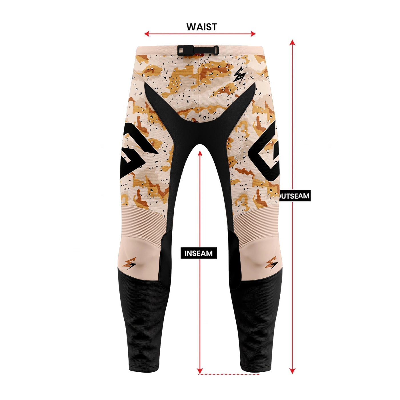 Recommended rider sizing